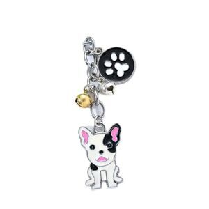 French Bulldog & Bells Keychain